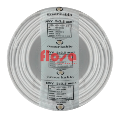 Öznur Kablo 2x2,5 mm NYM Enerji Kablosu