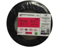 PRYSMİAN 1,5mm Siyah NYA Kablo 100 Metre