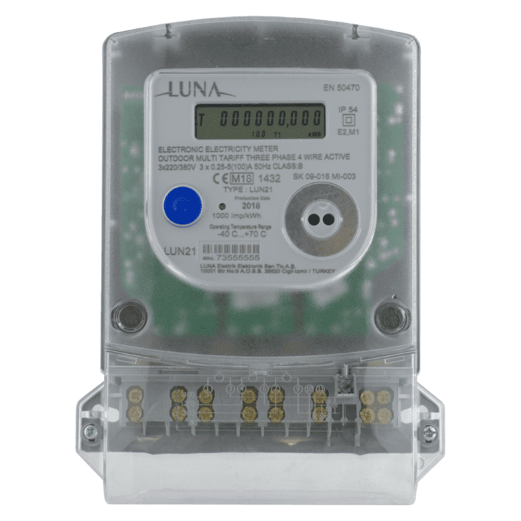 LUNA Trifaze Elektrik Sayacı