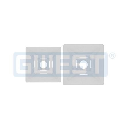 GWEST 19X19MM Yapışkan Kroşe 100 Adet Beyaz