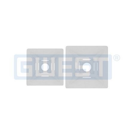 GWEST 28X28MM Yapışkan Kroşe 100 Adet Beyaz