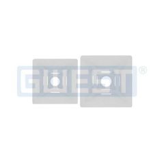 GWEST 28X28MM Yapışkan Kroşe 100 Adet Beyaz