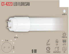 CATA 18W LED Floresan Ampul Beyaz Işık 25 Adet Koli CT-4224