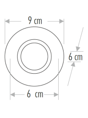 CATA Menekşe Cam Spot Takım CT-6569