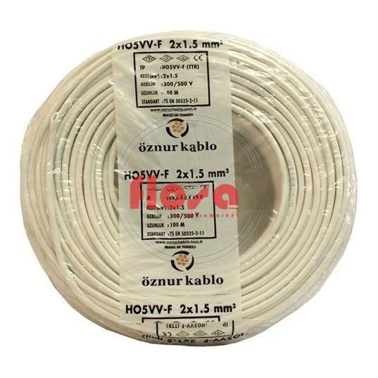 Öznur Kablo 2x1,5 mm 100 Metre TTR Enerji Kablosu