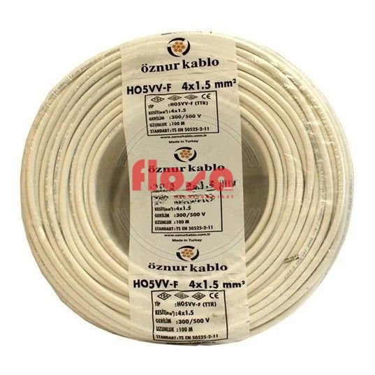 Öznur Kablo 4x1,5 mm TTR Enerji Kablosu