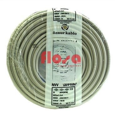 Öznur Kablo 2x4 mm 100 Metre NYM Enerji Kablosu