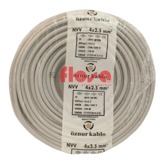 Öznur Kablo 4x2,5 mm NYM Enerji Kablosu