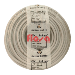Öznur Kablo 4x4 mm 100 Metre NYM Enerji Kablosu