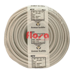 Öznur Kablo 4x6 mm 100 Metre NYM Enerji Kablosu