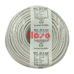 Öznur Kablo 3x4 mm NYM Enerji Kablosu