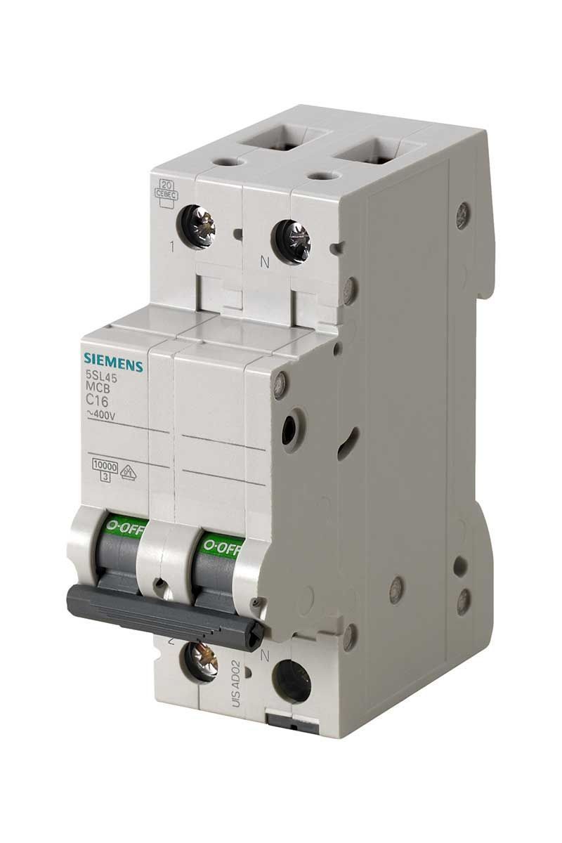 SIEMENS 1P+N 25A 10kA C Tipi W Otomat Sigorta 5SL4525-7