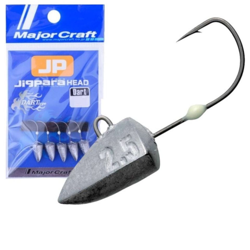 Major Craft Jigpara Head Dart Type JPHD-DART Jighead