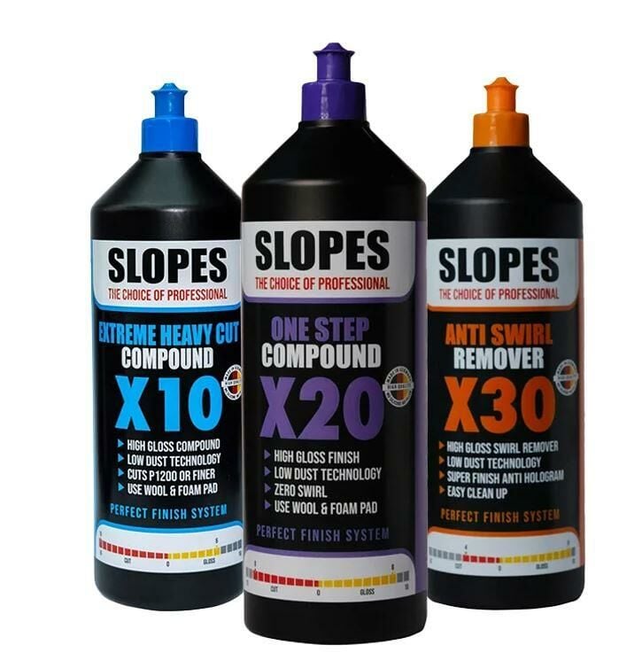 Slopes X10 + X20 + X30 1lt 3’lü Set