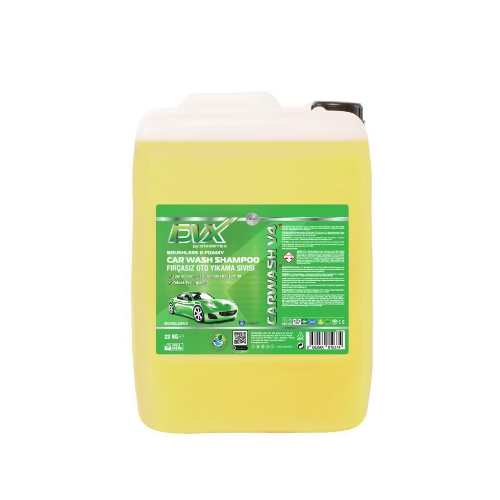 Divortex Car Wash V4 - Fırçasız Oto Yıkama Şampuanı 22 Kg