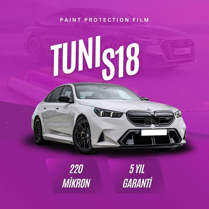 Tuni S18 TPU Ppf Kaplama 220 Mikron