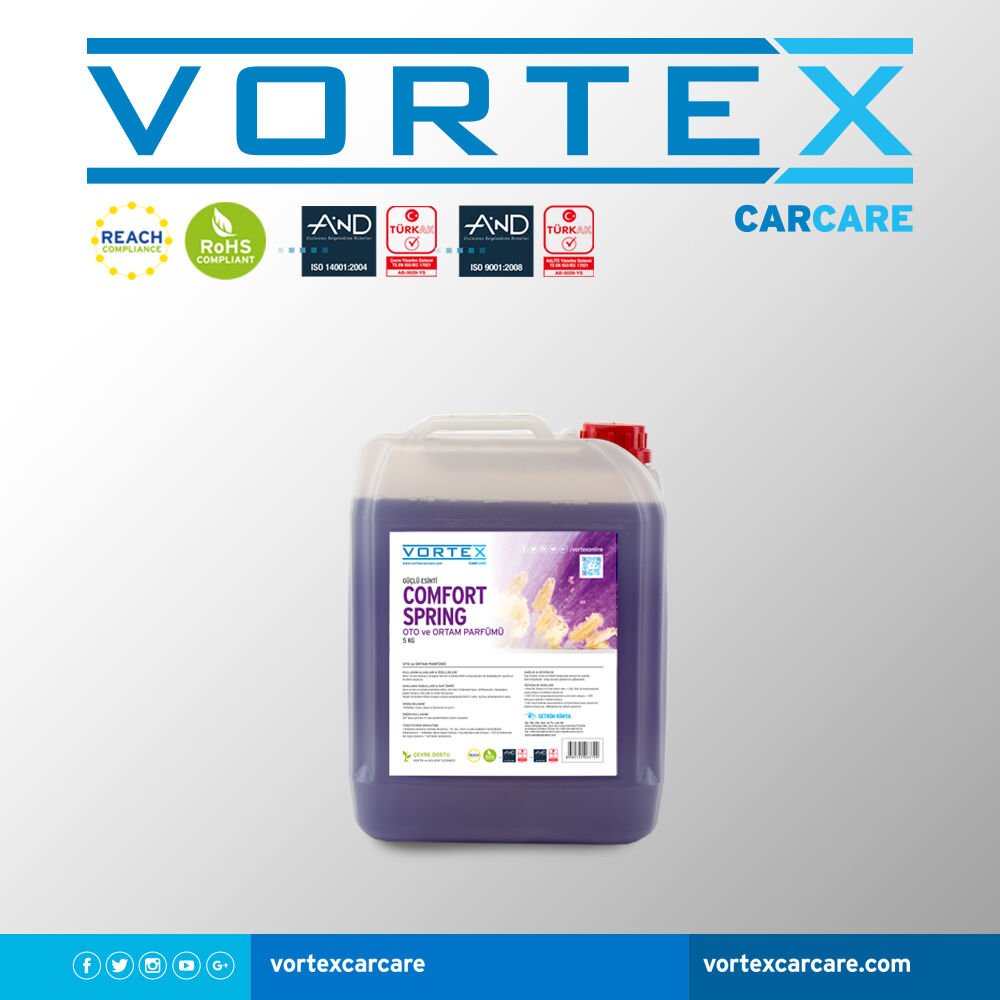 Vortex ''Comfort Spring'' Oto ve Ortam Parfümü 5 kg.