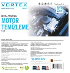 Vortex Motor Temizleme Sıvısı 5 kg.
