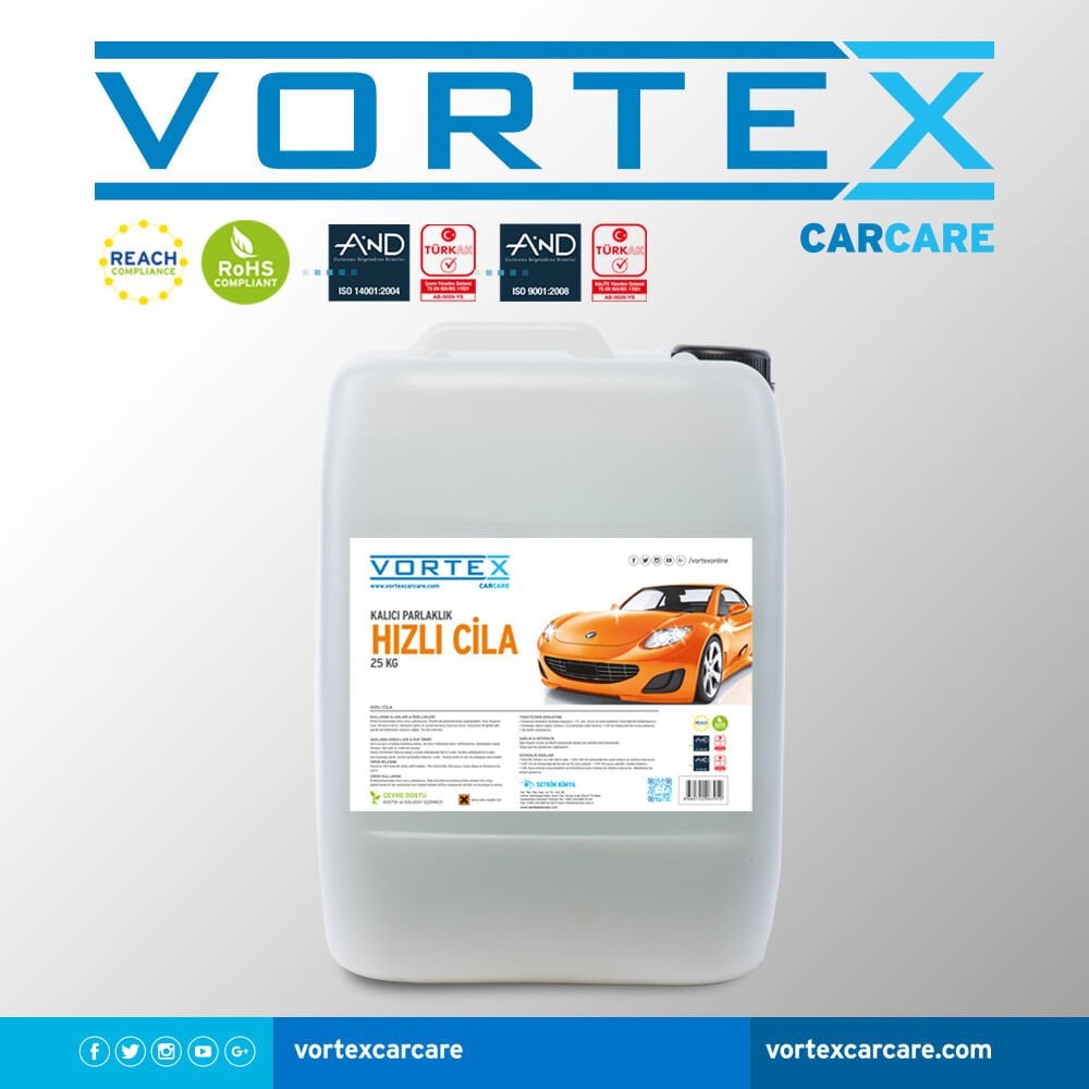 Vortex Hızlı Cila - Quick Wax 25 kg.