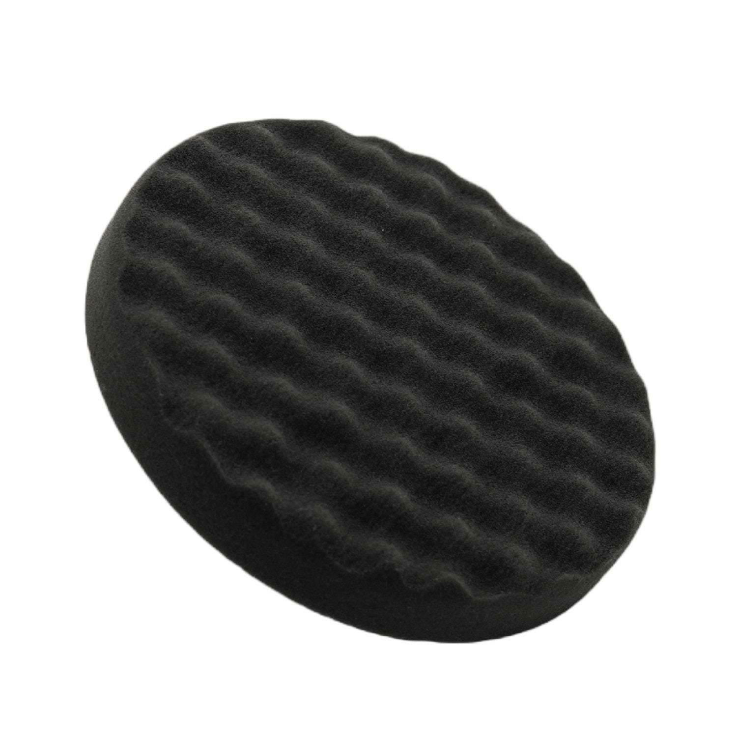 MG Polishing Yumuşak Cila Süngeri Siyah Waffle Ped 160x30 mm