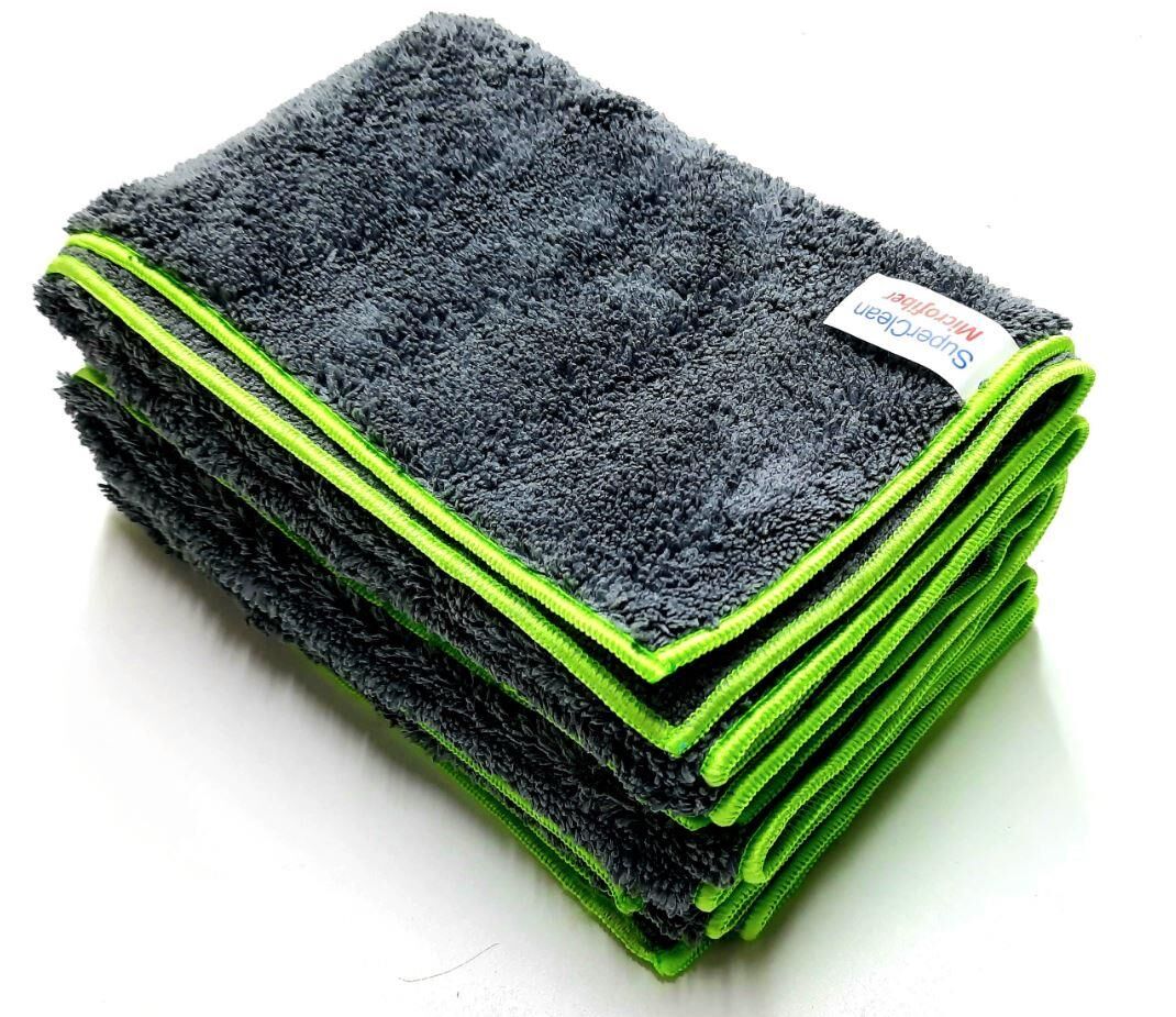 MİKROFİBER SUPER KURULAMA BEZİ - 50X60 CM - 450 GSM - OVERLOKLU