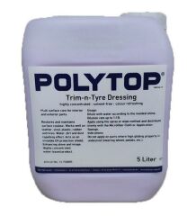 Polytop Trim & Tyre Dressing Motor Trim Koruyucu Ve Parlatıcı 5lt.
