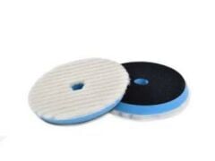 Shine Mate Knitted Wool Pad Mavi Taban Agresif Yün Pasta Keçesi 125/140mm