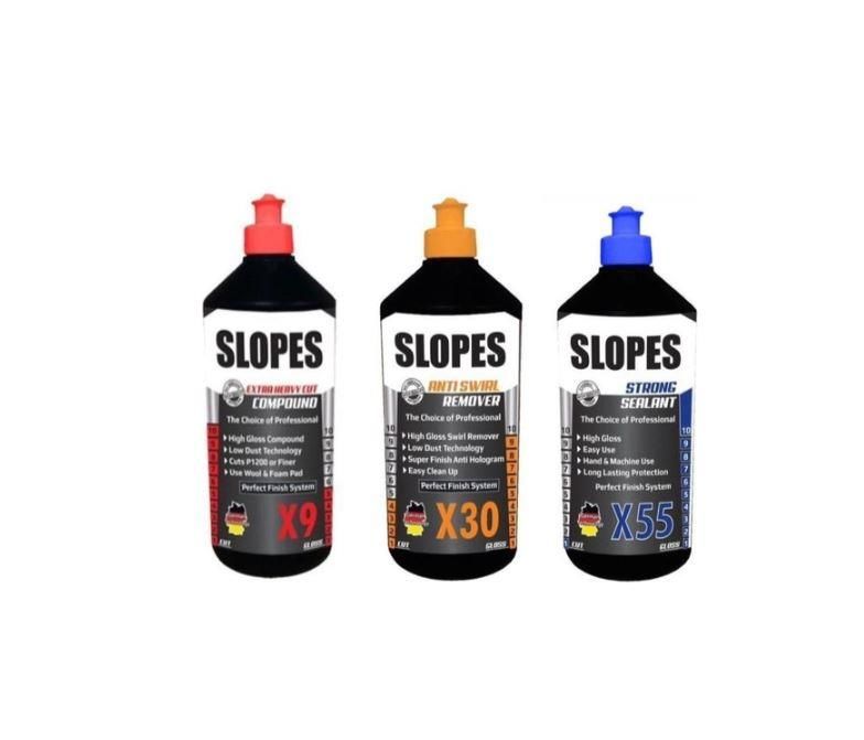 Slopes X9 Extra Kalın X30 Hare ve X55 Boya Koruma Seti 1 Lt