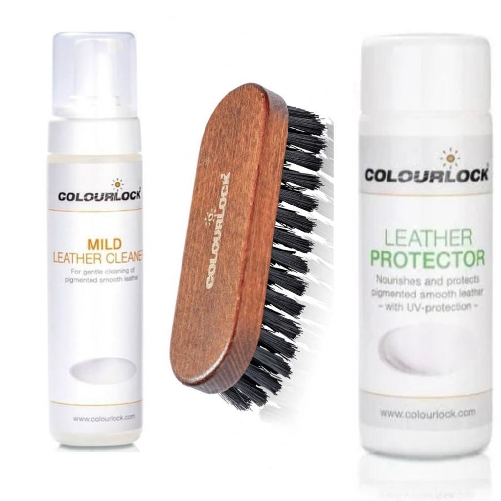 ColourLock Mild Leather Cleaner Leather Protector Ve Fırça Seti