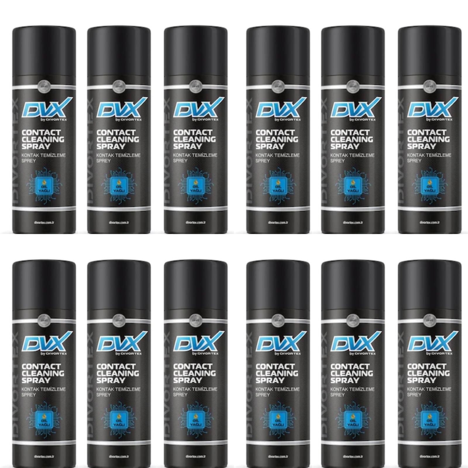 Divortex Yağsız Kontak Temizleme Spreyi 400 ml. x 12 Adet