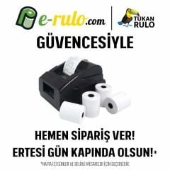 80x30 TERMAL RULO ÇOK AL AZ ÖDE 5 PAKET 50 ADET ADET FİYATI 19,80+KDV