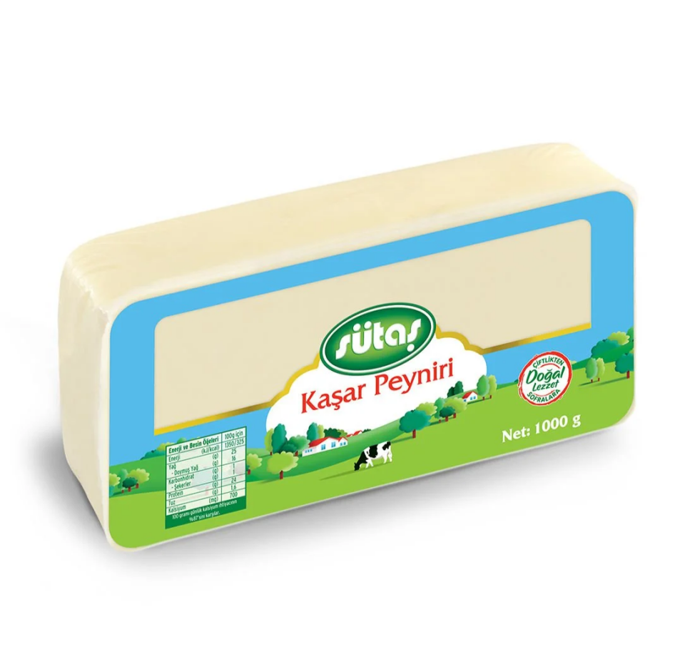 Sütaş Kaşar Peyniri 1 Kg