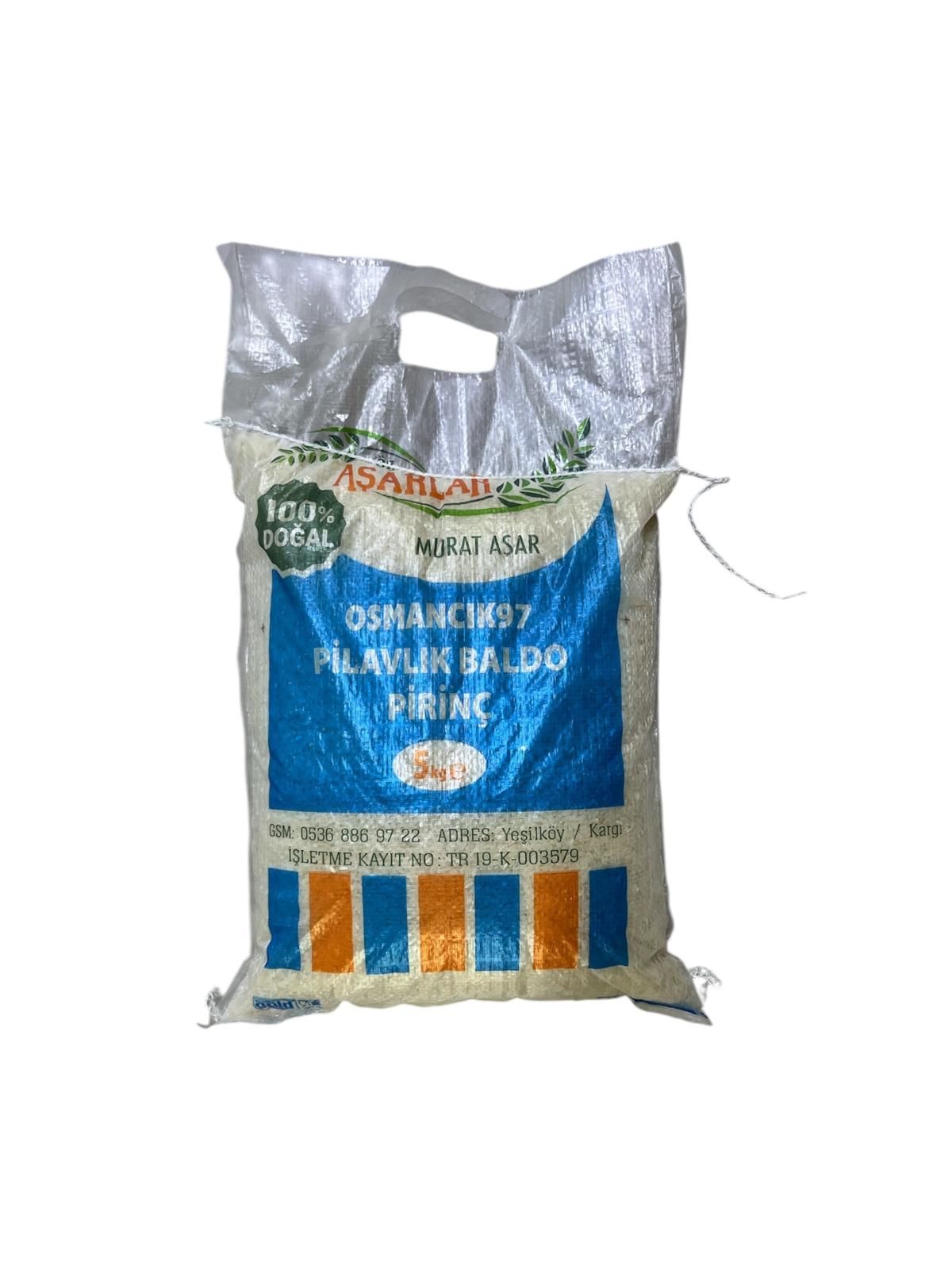 Öz Aşarlar Osmancık Pirinç 5 Kg