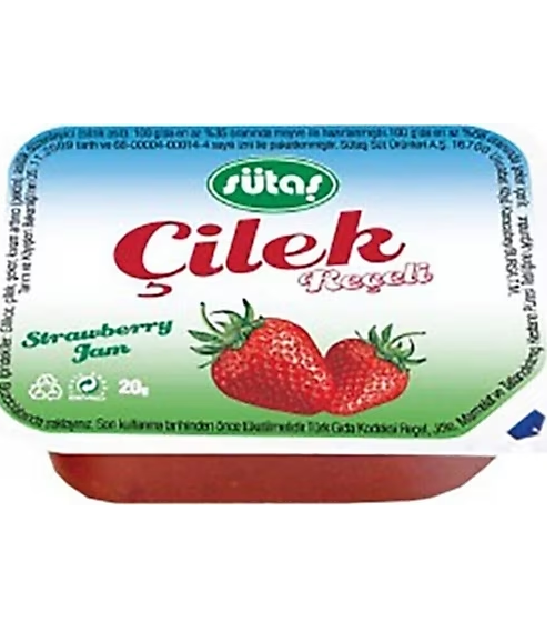Sütaş Çilek Reçeli 20 Gr x 144 Adet
