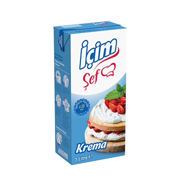 İçim Sıvı Krema 1 Kg Koli (12 Adet)