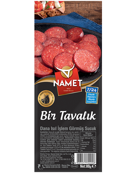 Namet 7/24 Bir Tavalık Sucuk 80 Gr