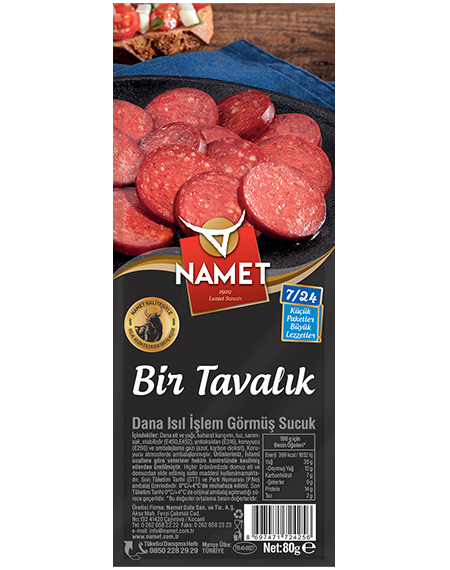 Namet 7/24 Bir Tavalık Sucuk 80 Gr