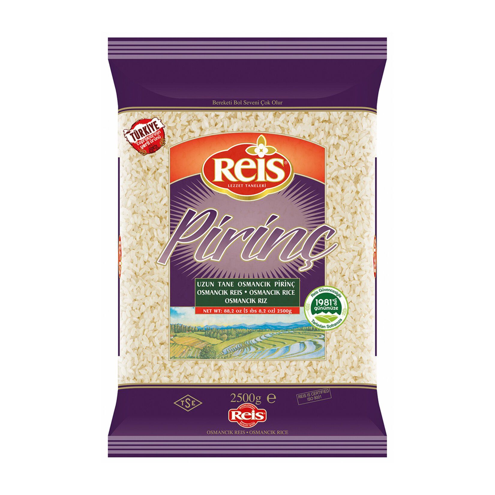 Reis Osmancık Pirinç 2,5 Kg