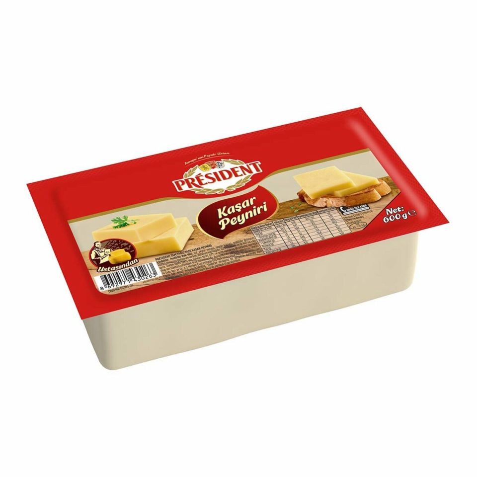 President Kaşar Peyniri 600 Gr Adet