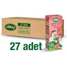 Sütaş Çilekli Süt 200 Ml x  27 Adet