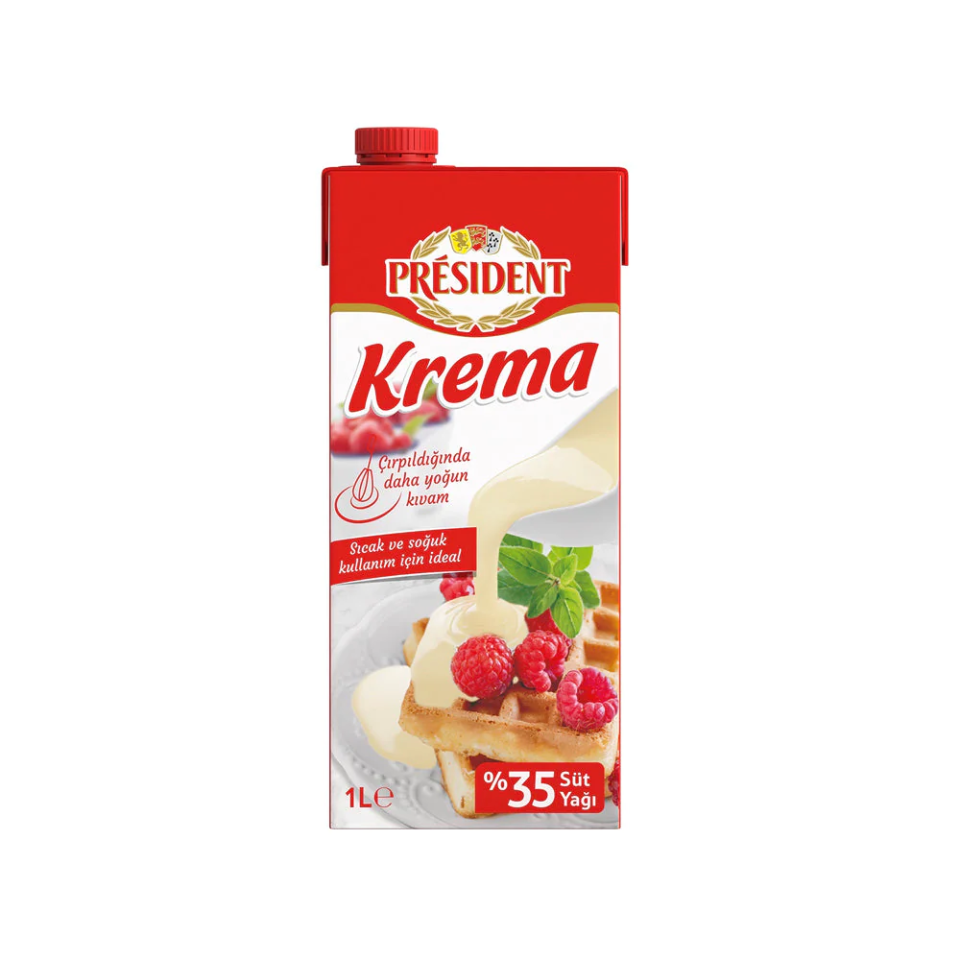 President Sıvı Krema %35 Yağlı 1000 Gr Adet