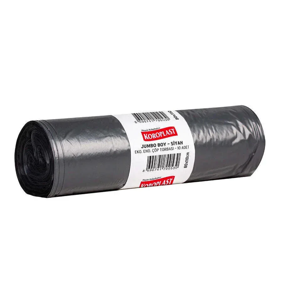 Koroplast Eko Endüstriyel Jumbo Siyah Çöp Torbası