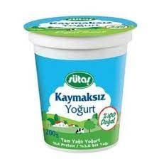 Sütaş Kaymaksız Yoğurt Tam Yağlı 200 gr x 20 Adet