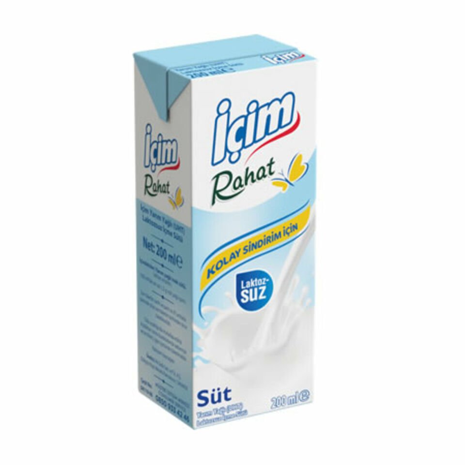 İçim Rahat Laktozsuz Süt 200ml X 27 Adet