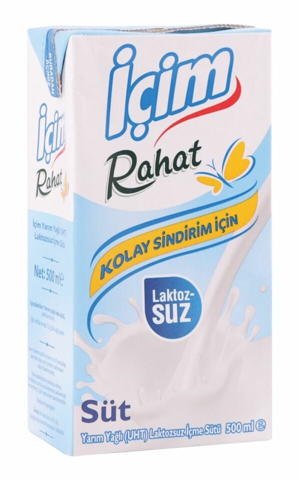 İçim Laktozsuz Süt 500 Ml x 12 Adet