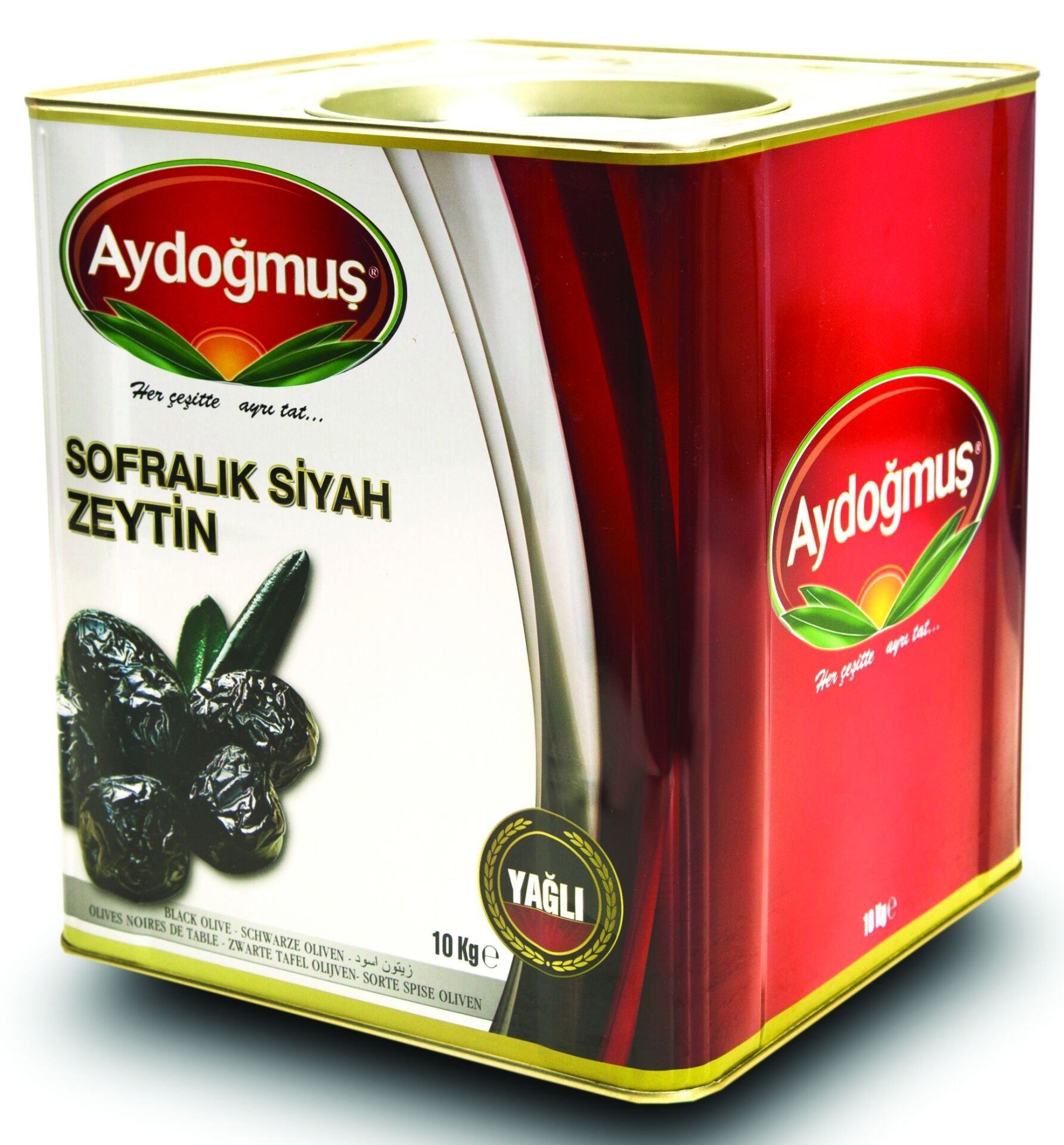 Aydoğmuş Siyah Zeytin Yağlı 201-260 Teneke 10 Kg