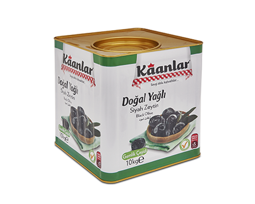 Kaanlar Siyah Zeytin Yağlı 201-230 Teneke 10 Kg