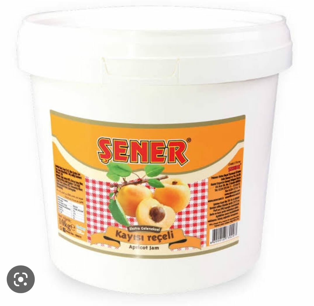 Şenerim Kayısı Reçeli Kova 10 Kg