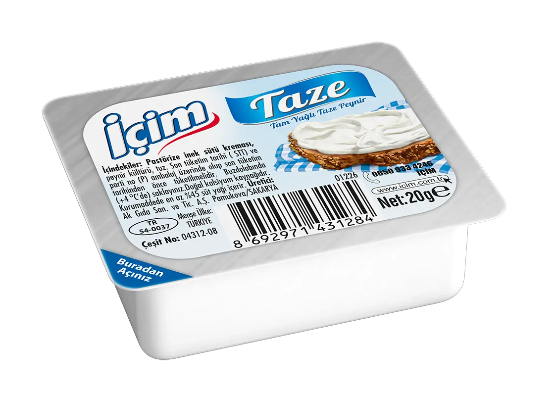 İçim Taze Peynir  20gr x 144 Adet