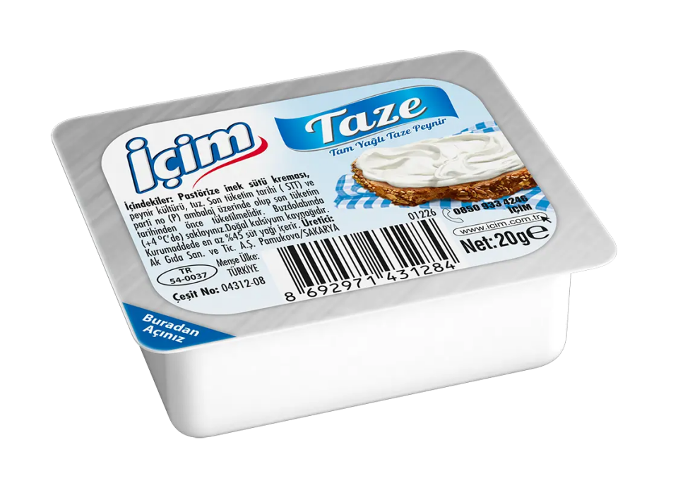 İçim Taze Peynir  20gr x 144 Adet